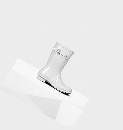 White Hunter Original Gloss Women's Rain Boots | 659COISBY